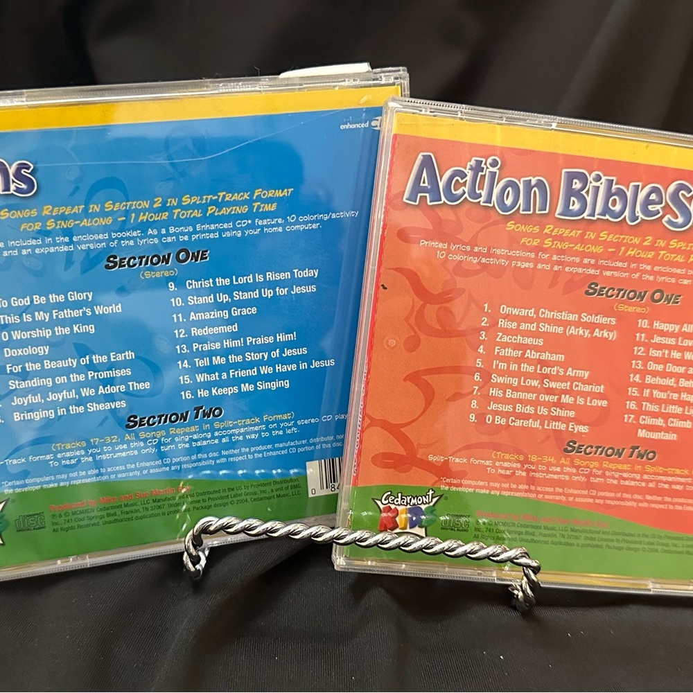 Kids' Christian Music CD Set - Hymns and Bible Songs - Picture 2 of 2